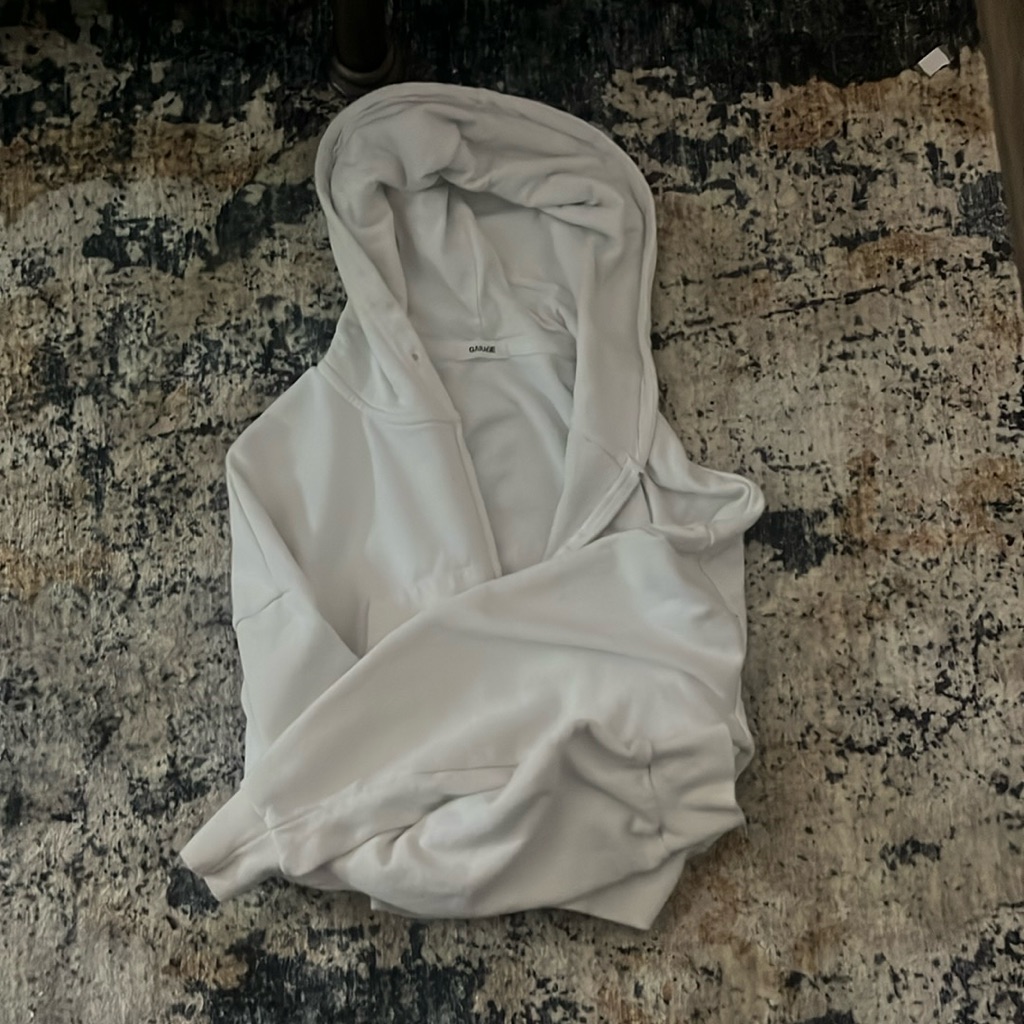 This Is A Cropped White Jacket From Garage (Barely Worn)